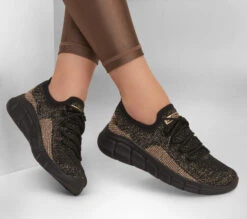 Skechers BOBS Sport B Flex - Fall Sparks -Skeech Shoes Shop 117113 BKGD B