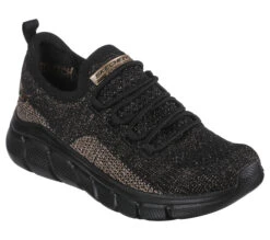 Skechers BOBS Sport B Flex - Fall Sparks -Skeech Shoes Shop 117113 BKGD F
