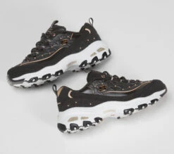 Skechers D'Lites - Glamour Feels -Skeech Shoes Shop 13087 BKRG B