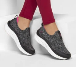 Skechers Relaxed Fit: D'Lux Walker - Quick Upgrade -Skeech Shoes Shop 149128 BKPK B