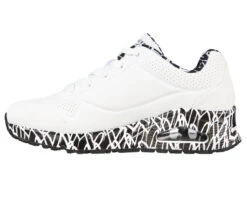 Skechers X JGoldcrown: Uno - Loving Love -Skeech Shoes Shop 155506 WBK E