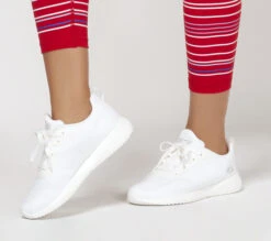 Skechers Bobs Sport Squad - Tough Talk -Skeech Shoes Shop 32504 WHT B